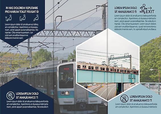템플릿 편집 표지디자인 북디자인 출판디자인 내지 리플렛 여행 북커버 3단접지 팜플렛 사람없음 전철 이미지템플릿 AI파일 육상교통 대중교통 파일형식 벡터