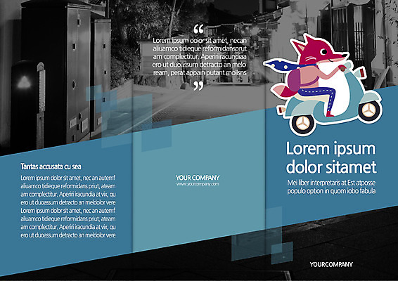 템플릿 편집 한마리 표지디자인 북디자인 출판디자인 표지 리플렛 여행 북커버 3단접지 팜플렛 사람없음 오토바이 여우 이미지템플릿 AI파일 1 포유류 바이크 파일형식 벡터