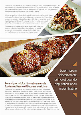 템플릿 편집 표지디자인 북디자인 출판디자인 내지 음식 리플렛 북커버 3단접지 팜플렛 사람없음 떡갈비 이미지템플릿 AI파일 파일형식 벡터