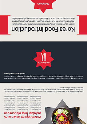 템플릿 편집 표지디자인 북디자인 출판디자인 표지 음식 리플렛 북커버 3단접지 젓가락 팜플렛 사람없음 숟가락 육회비빔밥 이미지템플릿 AI파일 수저 비빔밥 육회 파일형식 벡터