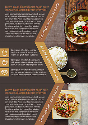 템플릿 편집 표지디자인 북디자인 출판디자인 내지 음식 리플렛 북커버 3단접지 밥 팜플렛 사람없음 국 잡채 이미지템플릿 AI파일 파일형식 벡터