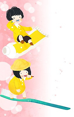 PSD 여자 남자 어린이 일러스트 두명 유치원생 양치 칫솔 유치원생라이프 유치원복 치약 프레임일러스트 국내일러스트 라이프스타일 옷 프레임 사람 위생용품 청결 파일형식