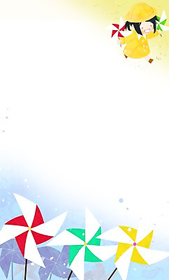 PSD 여자 어린이 일러스트 한명 들기 유치원생 바람개비 유치원생라이프 유치원복 프레임일러스트 국내일러스트 1 라이프스타일 옷 모션 프레임 사람 파일형식