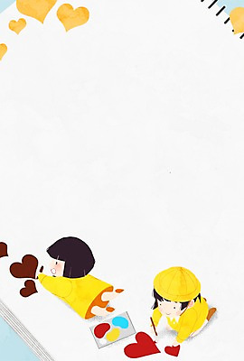 PSD 여자 어린이 일러스트 사각프레임 프레임 광고판 두명 유치원생 하트 붓 그리기 팔레트 스케치 유치원생라이프 유치원복 프레임일러스트 국내일러스트 모양 라이프스타일 옷 모션 알림판 미술 사람 사각형 판 파일형식