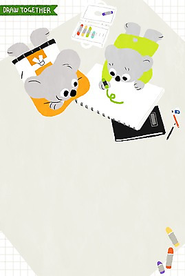 PSD 동물 일러스트 가족 사람없음 그리기 스케치북 크레파스 동물가족 아기코알라 프레임일러스트 국내일러스트 새끼 관계 모션 학용품 프레임 코알라 파일형식