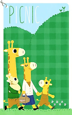 PSD 동물 꽃 일러스트 가족 사람없음 소풍 새싹 기린 피크닉용품 동물가족 프레임일러스트 국내일러스트 식물 포유류 관계 프레임 야외활동 파일형식