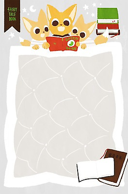 PSD 동물 별 일러스트 가족 사람없음 책 독서 이불 달 사막여우 동물가족 프레임일러스트 국내일러스트 자연요소 관계 침구 프레임 여우 파일형식