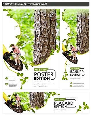 전신 PSD 나무 템플릿 배너 배너템플릿 여자 가로배너 ZIP 포스터 세로배너 한명 서기 20대 성인 세트 흙 한국인 현수막 덩굴 모종삽 식목일 물주기 식물 1 기념일 모션 사람 동양인 청년 가로 세로 삽 파일형식
