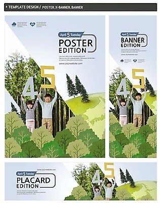 PSD 나무 템플릿 배너 배너템플릿 여자 남자 가로배너 ZIP 포스터 세로배너 초등학생 들기 상반신 두명 앞모습 세트 손들기 유치원생 한국인 현수막 4 숲 식목일 5 식물 학생 기념일 어린이 뷰포인트 모션 사람 동양인 가로 세로 숫자 파일형식