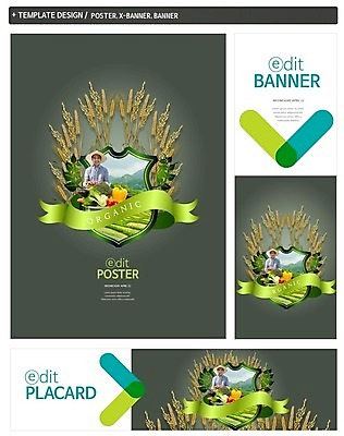 PSD 템플릿 배너 배너템플릿 남자 가로배너 ZIP 포스터 세로배너 음식 한명 상반신 성인 앞모습 30대 세트 한국인 벼 현수막 농부 유기농 보리 배지 직업 1 웰빙 뷰포인트 곡류 사람 동양인 가로 세로 장년 파일형식