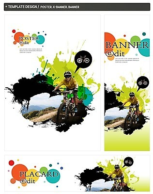 PSD 템플릿 배너 배너템플릿 남자 가로배너 ZIP 포스터 세로배너 말풍선 붓터치 한명 20대 성인 세트 운동 자전거 한국인 현수막 얼룩 승차 라이딩 산악자전거 1 모션 건강 사람 동양인 청년 가로 세로 바이크 파일형식