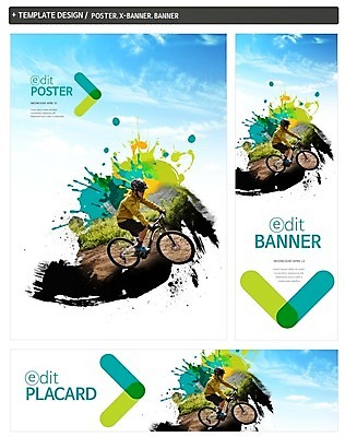 PSD 구름 템플릿 배너 배너템플릿 남자 가로배너 ZIP 포스터 세로배너 하늘 붓터치 한명 20대 성인 세트 운동 자전거 한국인 현수막 얼룩 승차 라이딩 산악자전거 자연요소 1 모션 건강 사람 동양인 청년 가로 세로 바이크 파일형식