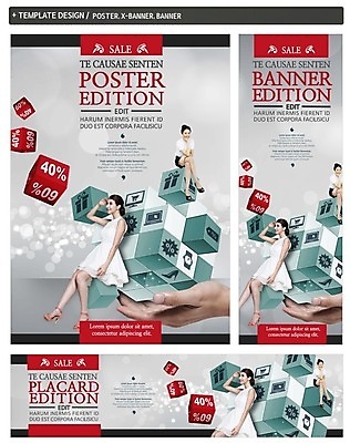 PSD 백인 템플릿 손 배너 배너템플릿 여자 가로배너 ZIP 포스터 세로배너 한손 앉기 20대 성인 신체부위 세명 쇼핑 세트 세일 블록 한국인 다리꼬기 현수막 큐브 서양인 모션 사람 동양인 청년 가로 세로 파일형식