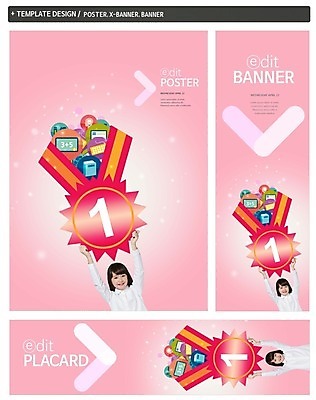 PSD 템플릿 1 배너 배너템플릿 여자 가로배너 ZIP 포스터 세로배너 초등학생 초등교육 한명 미소 들기 상반신 앞모습 세트 숫자 손들기 현수막 우승 일본인 메달 외국인 문자 학생 교육 뷰포인트 모션 표정 사람 동양인 가로 세로 최고 상_상패 파일형식