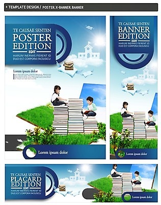 PSD 구름 템플릿 배너 배너템플릿 여자 어린이교육 남자 가로배너 ZIP 포스터 세로배너 학교 잔디 두명 책 세트 독서 햇빛 쌓기 유치원생 한국인 현수막 가부좌 자연요소 식물 교육 어린이 모션 사람 앉기 동양인 가로 세로 태양 파일형식