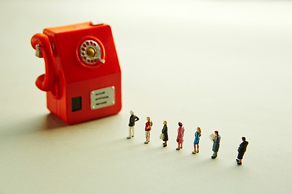 포토 JPG 스튜디오촬영 줄 사람없음 미니어처 기다림 공중전화 국내포토 모션 실내 모형 전화기 파일형식