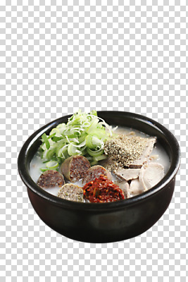 편집 편집이미지 반찬 사람없음 양념 뚝배기 파 순대 PNG 들깨 순대국 편집소스 한식 음식 채소 국 깨 파일형식