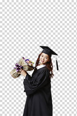 편집 편집이미지 여자 대학생 꽃다발 학사모 졸업 한명 서기 미소 들기 동양인 상반신 20대 성인 옆모습 한국인 졸업가운 PNG 성인여자한명만 편집소스 모자_잡화 1 학생 교육 꽃 뷰포인트 모션 표정 사람 인종 청년 가운 여자한명만 성인여자만 파일형식