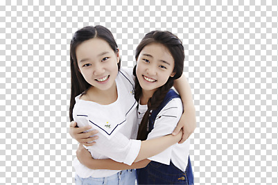 편집 편집이미지 학생 여학생 여자 교복 포옹 청소년 여고생 고등학생 서기 미소 동양인 상반신 두명 앞모습 10대 친구 우정 한국인 PNG 십대만 십대여자만 편집소스 옷 뷰포인트 관계 안기 모션 표정 사람 인종 여자만 파일형식