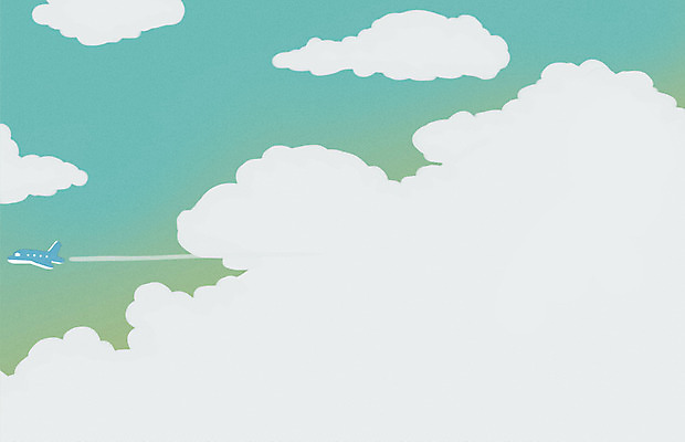 PSD 구름 여행 일러스트 하늘 비행기 사람없음 비행 국내일러스트 자연요소 항공교통 대중교통 파일형식