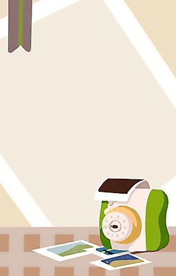 PSD 여행 일러스트 사람없음 폴라로이드 폴라로이드사진 국내일러스트 카메라 파일형식