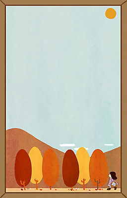 PSD 나무 구름 여자 어린이 여행 단풍 일러스트 산 한명 태양 바구니 버섯 가을 국내일러스트 자연요소 식물 1 계절 잎 사람 파일형식