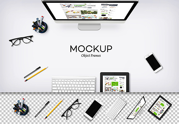 PSD 편집이미지 안경 사람없음 스마트폰 태블릿 연필 펜 모니터 키보드 오브젝트 연필꽂이 목업 플랫레이 이미지편집 잡화 문구용품 학용품 전자제품 핸드폰 스마트기기 컴퓨터 필기구 플랫 파일형식