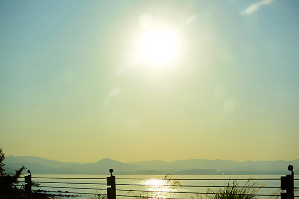 포토 JPG 주간 바다 하늘 풍경 사람없음 야외 태양 일본 구마모토 국내포토 자연요소 아시아 파일형식