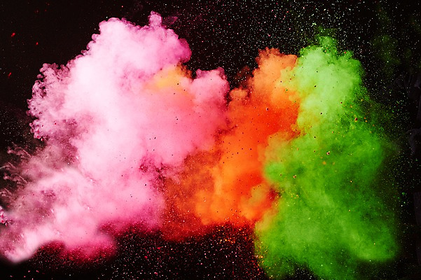 포토 JPG 스튜디오촬영 분홍색 검은배경 실내 순간포착 사람없음 초록색 연두색 주황색 폭발 가루 분해 국내포토 컬러 백그라운드 촬영기법 내부 검은색 파일형식