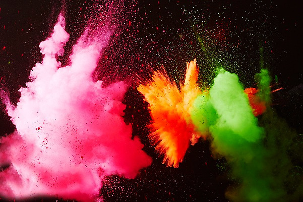 포토 JPG 스튜디오촬영 분홍색 검은배경 실내 순간포착 사람없음 초록색 연두색 주황색 폭발 가루 분해 국내포토 컬러 백그라운드 촬영기법 내부 검은색 파일형식