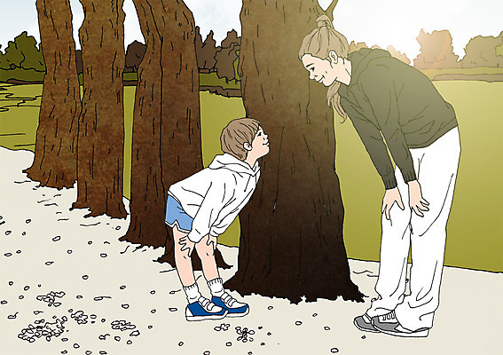 주간 PSD 나무 공원 여자 남자 어린이 일러스트 엄마 함께함 성인 야외 두명 운동 스트레칭 화목 다정 자녀 아트툰 국내일러스트 자연요소 식물 공공시설 컨셉 가족 건강 사람 그림 파일형식