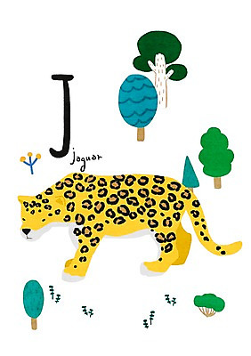 PSD 나무 동물 알파벳 일러스트 사람없음 J 낱말카드 교육자료 재규어 국내일러스트 식물 영어 교육 포유류 자료 교구 파일형식