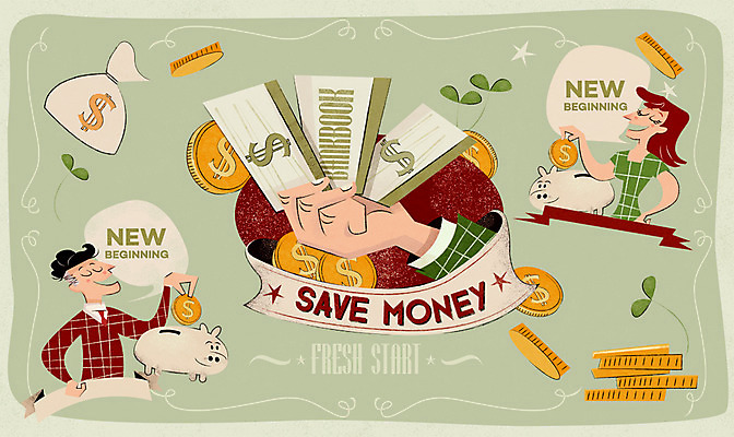PSD 여자 남자 포스터 일러스트 새출발 새로움 성인 경제 새싹 달러 동전 희망 저축 돼지저금통 돈자루 시작 금융의날 국내일러스트 식물 감정 컨셉 돈 사람 금융 저금통 출발 파일형식 법정기념일