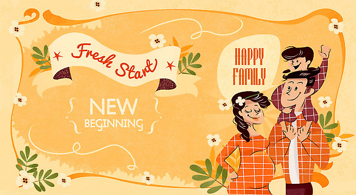 PSD 여자 남자 꽃 포스터 어린이 일러스트 가족 나뭇잎 새출발 새로움 성인 세명 희망 임산부 목말 시작 육아박람회 국내일러스트 식물 감정 컨셉 잎 관계 모션 사람 임신 출발 박람회 파일형식