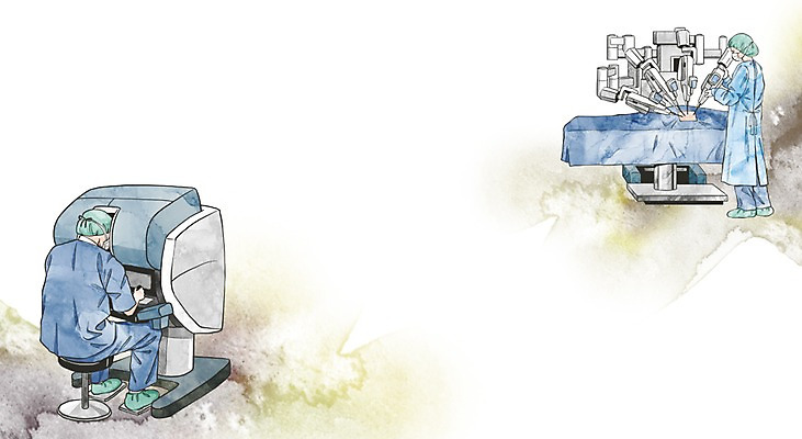 PSD 직업 여자 남자 캘리배경 일러스트 의학 성인 두명 기계 의료진 의사 수술 국내일러스트 백그라운드 사람 치료 파일형식