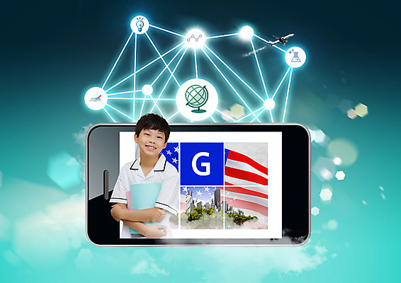 PSD 편집이미지 남자 교복 안기 중학생 한명 상반신 앞모습 책 스마트폰 지구본 미국 한국인 네트워크 성조기 G 연결 청소년교육 어학연수 이미지편집 1 학생 알파벳 옷 교육 뷰포인트 북아메리카 모션 청소년 사람 동양인 핸드폰 스마트기기 국기 유학 파일형식