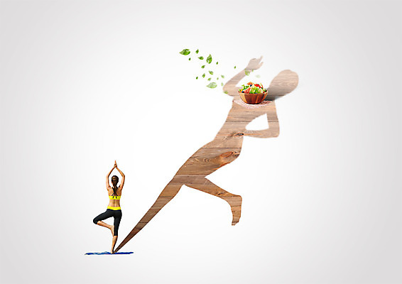 전신 PSD 편집이미지 여자 요가 나뭇잎 그림자 서기 20대 성인 두명 목재 뒷모습 운동복 운동 뷰티 샐러드 이미지편집 나무 웰빙 옷 음식 뷰포인트 잎 재료 모션 건강 사람 청년 파일형식