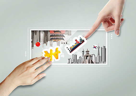 PSD 편집이미지 손 고건축 한손 한국 두명 신체부위 글로벌비즈니스 중국 거래 도시 원화 화폐기호 석탑 화물선 무역 이미지편집 건축물 기호 산업 아시아 돈 배_교통 비즈니스 사람 글로벌 탑 화폐 파일형식