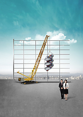 전신 PSD 편집이미지 여자 남자 40대 부동산 매달리기 서기 정장 성인 두명 앞모습 건설현장 한국인 도시 비즈니스맨 비즈니스우먼 세척 화물선 기중기 손모으기 이미지편집 옷 뷰포인트 중년 배_교통 비즈니스 모션 건설업 3 사람 동양인 손짓 직장인 중장비 재산 파일형식