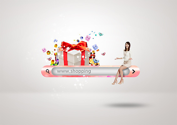 전신 PSD 편집이미지 여자 한명 앉기 정장 20대 성인 선물상자 쇼핑 한국인 검색 검색창 이미지편집 1 옷 모션 선물 사람 동양인 청년 상자 파일형식