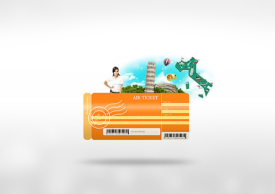 PSD 외국인 편집이미지 여자 허리손 한명 상반신 20대 성인 이탈리아 열기구 항공권 피사의사탑 콜로세움 이탈리아여행 이미지편집 1 유럽 해외여행 포즈 항공교통 사람 인종 청년 세계문화유산 티켓 로마 파일형식