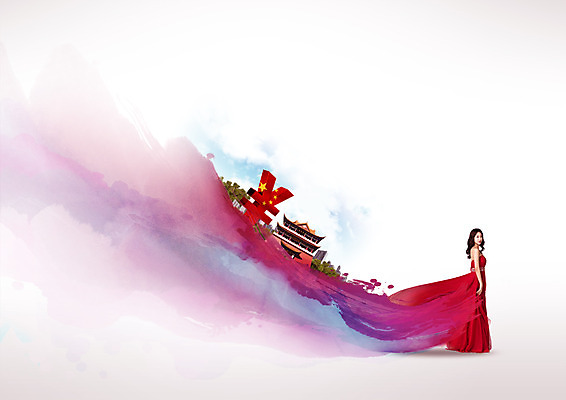 전신 PSD 편집이미지 드레스 여자 붓터치 한명 20대 성인 옆모습 빨간색 중국 한국인 화폐기호 엔 오성홍기 중국건축 중국여행 이미지편집 1 기호 옷 아시아 뷰포인트 컬러 해외여행 돈 사람 동양인 청년 동양건축 국기 화폐 파일형식