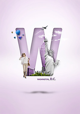 PSD 서양인 편집이미지 여자 비행기 한명 20대 성인 열기구 자유의여신상 W 미국여행 엠파이어스테이트빌딩 워싱턴 이미지편집 외국인 1 알파벳 해외여행 항공교통 대중교통 사람 빌딩 청년 미국 세계문화유산 파일형식