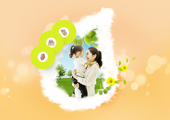 PSD 나무 편집이미지 여자 꽃 딸 어린이 가족 안기 딸기 엄마 나뭇잎 미소 상반신 성인 두명 옆모습 30대 마주보기 한국인 물방울 소풍바구니 들어올리기 이미지편집 식물 뷰포인트 잎 과일 관계 모션 표정 사람 동양인 장년 바구니 파일형식