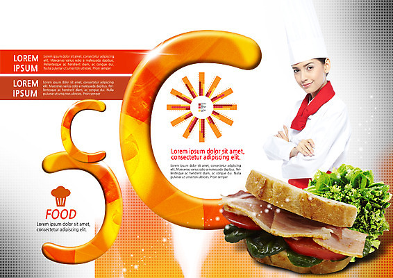 PSD 외국인 편집이미지 여자 샌드위치 한명 상반신 20대 성인 옆모습 팔짱 요리사 C 비타민C 이미지편집 직업 1 알파벳 음식 뷰포인트 모션 사람 인종 청년 비타민 파일형식