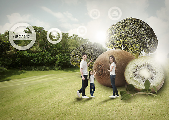 전신 PSD 나무 편집이미지 여자 남자 어린이 가족 하늘 키위 서기 잔디 초원 성인 옆모습 세명 30대 햇빛 한국인 뒤돌아보기 브로콜리 허브 이미지편집 식물 뷰포인트 채소 과일 관계 모션 사람 동양인 장년 태양 파일형식