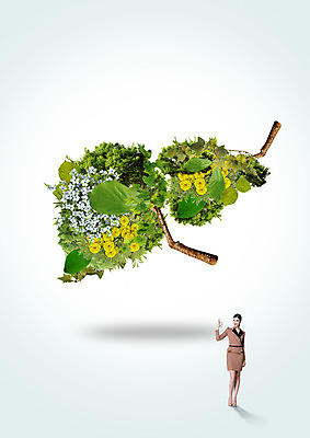 전신 PSD 백인 편집이미지 여자 꽃 의학 나뭇잎 한명 서기 정장 20대 성인 나뭇가지 장기 OK 간 이미지편집 서양인 나무 식물 1 옷 잎 신체 모션 사람 손짓 청년 장기_의학 파일형식