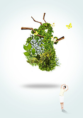 전신 PSD 편집이미지 여자 꽃 나비 의학 나뭇잎 한명 서기 20대 성인 앞모습 한국인 간호사 나뭇가지 심장 장기 손하트 이미지편집 나무 식물 1 뷰포인트 곤충 잎 신체 모션 사람 동양인 손짓 청년 의료진 장기_의학 파일형식