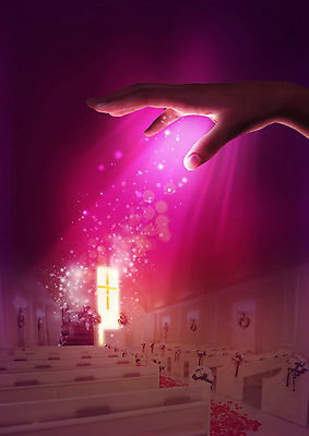 PSD 편집이미지 손 기독교 종교 분홍색 십자가 한손 한명 신체부위 빛 교회 신앙심 이미지편집 1 컬러 종교건축 사람 건물 파일형식