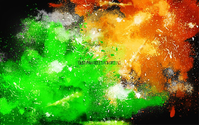 PSD 배경화면 백그라운드 일러스트 사람없음 컬러풀 연기 폭발 가루 먼지 파우더 더스트파티클 국내일러스트 컬러 파일형식